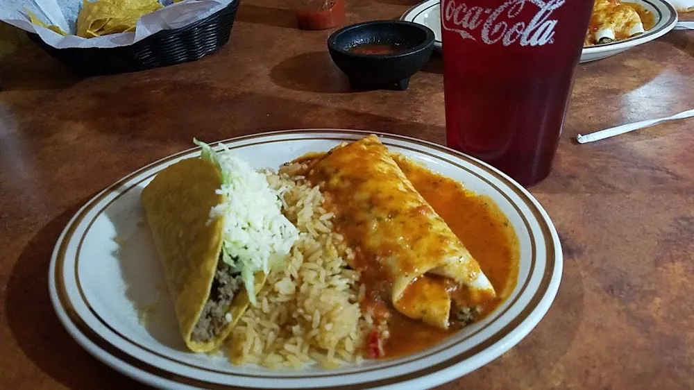 Taco Burrito Lunch Special